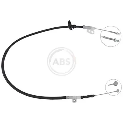 Cable de accionamiento, freno de estacionamiento A.B.S. K17574 Marca Reconocida